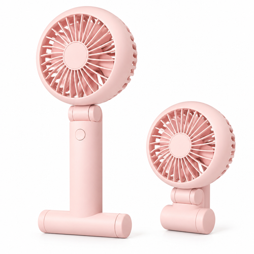 HH-F1136 Mini Foldable Handheld Fan T-bar design